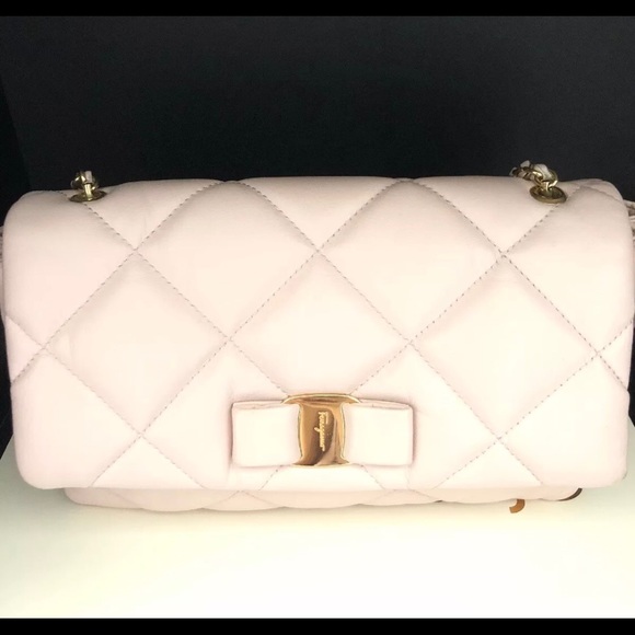 pink ferragamo bag